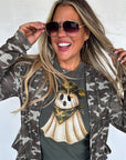 PREORDER: Camo & Cheetah Print Lola Cardigan