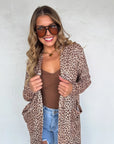 PREORDER: Camo & Cheetah Print Lola Cardigan