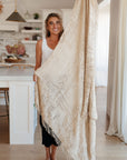 Graham Blanket Single Cuddle Size in Beige
