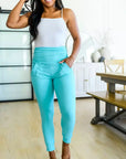Haley Ruched Waist Legging in Seven Colors