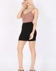 Women's Stretch Mini Skirt