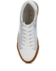 Jumping jacks Metallic Faux Leather Star Sneakers