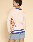 Tiger knit cardigan