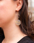 Layla Earrings - Gold Flake