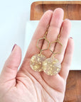 Layla Earrings - Gold Flake