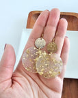 Zoey Earrings - Gold Flake