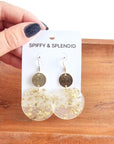 Zoey Earrings - Gold Flake
