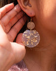 Zoey Earrings - Gold Flake