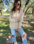 PREORDER: Best Selling Elliott Exposed Seam Sweatshirt in Five Colors