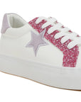 Bomber Metallic Star Glitter Sneakers