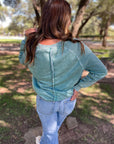 PREORDER: Best Selling Elliott Exposed Seam Sweatshirt in Five Colors