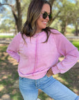 PREORDER: Best Selling Elliott Exposed Seam Sweatshirt in Five Colors
