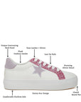 Bomber Metallic Star Glitter Sneakers