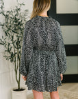 A Cheeky Little Time Tiered Dress in Black