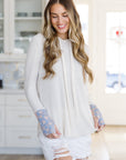 A Tad Chilly Waffle Knit Hoodie