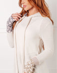 A Tad Chilly Waffle Knit Hoodie