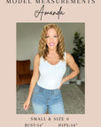 Elle High Rise Rhinestone Cutoff Shorts