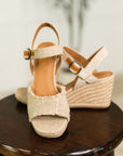 Arnold Natural Linen Wedges