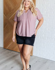 Best Chance Pleat Front Blouse