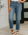 Colette Mid Rise Boyfriend Classic Cuffed