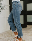 Colette Mid Rise Boyfriend Classic Cuffed