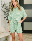Comfort Me Striped Romper