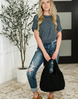 Day Out Cloud Tote Bag In Black