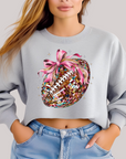 Disco Football in Grey Sweatshirt
