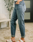 Doris Mid Rise Boyfriend with Adjustable Back Tab + Hollywood WB