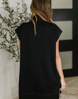 Easy Hustle High Neck Dress in Black