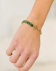 Esmeralda Toggle Bracelet in Green