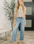 Feel so Fine Embroidered Knit Top