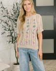 Feel so Fine Embroidered Knit Top