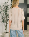 Feel so Fine Embroidered Knit Top