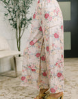 Follow the Flow Wide Leg Floral Bottoms