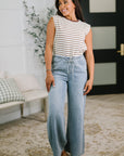 Monica High Waist Palazzo Featherweight with Drawcord