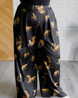 Legendary in Leopard Satin Wide Leg Pants