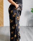 Legendary in Leopard Satin Wide Leg Pants