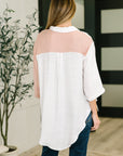 Like You Do Dual Toned Button Down