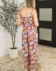 Live Your Best Life Floral Jumpsuit in Retro Floral