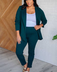 Magic Ankle Crop Skinny Pants in Hunter Green