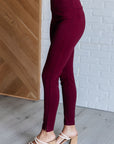 Magic Skinny 28" Pants in Wine