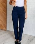 Magic Straight Pants in Navy