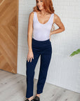 Magic Straight Pants in Navy