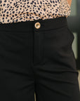 Monoca High Waisted Shorts in Black