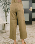 Nancy High Waist Wide Leg Ankle Jean with Vintage Front Yoke