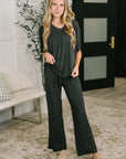 Ol' Reliable Top and Bottom Lounge Set in Charcoal