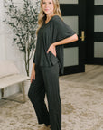Ol' Reliable Top and Bottom Lounge Set in Charcoal