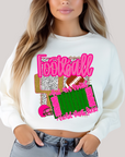 Preppy Stadium in White Sweatshirt