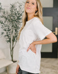 Rest Assured Basic Relaxed Tee in White